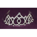 Atacado de prata de casamento elegante Cristal Tiara Mulheres Crown